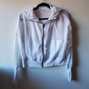 Alo Semi-sheer White Jacket